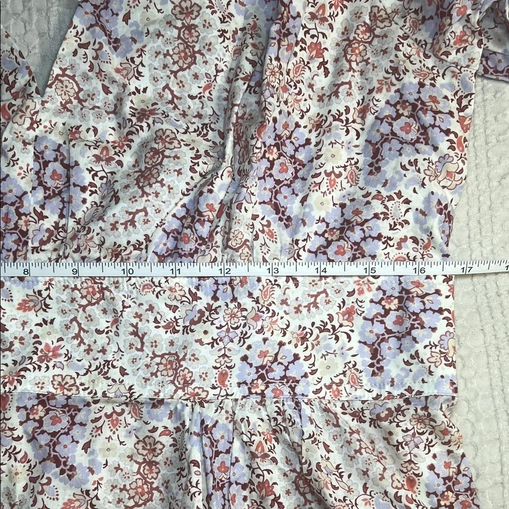 J. Crew Multicolor Floral Blouse size 14